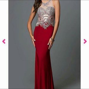 Burgundy Prom Dress
